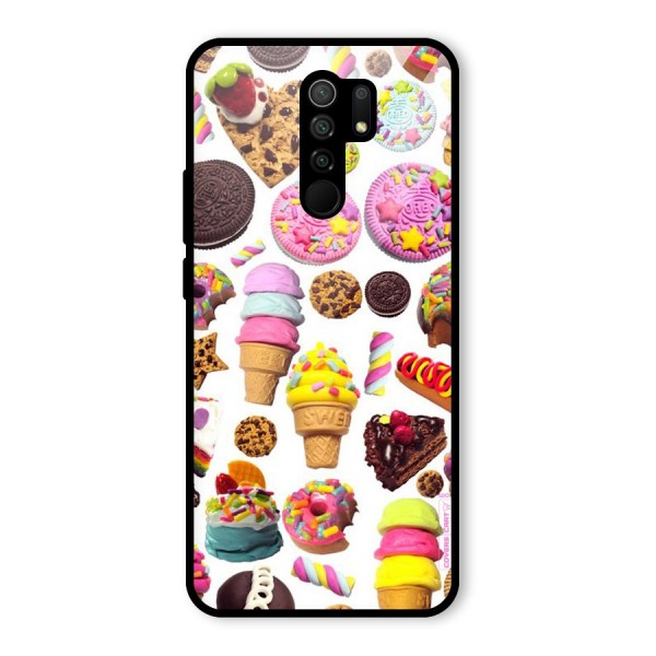 Sugar Rush Glass Back Case for Redmi 9 Prime