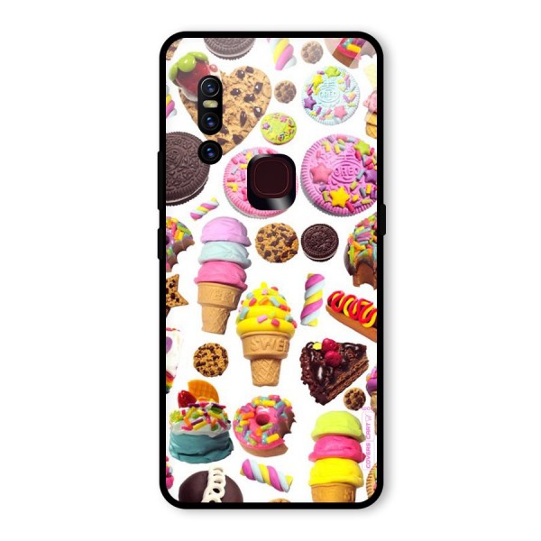 Sugar Rush Glass Back Case for Vivo V15