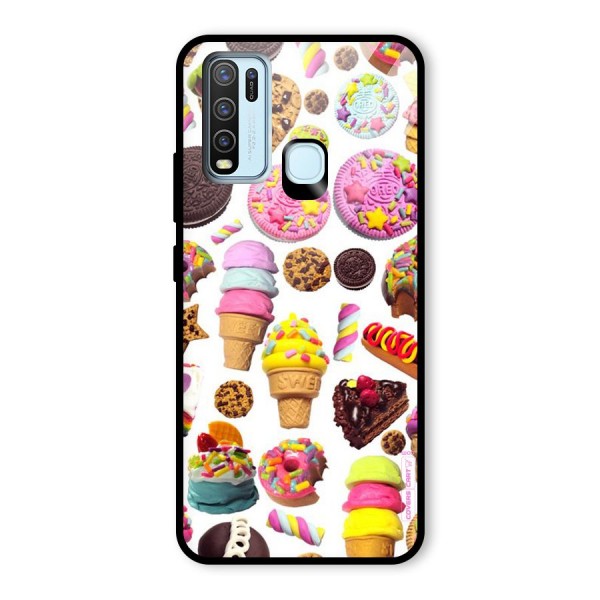 Sugar Rush Glass Back Case for Vivo Y30