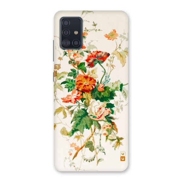 Summer Floral Back Case for Galaxy A51