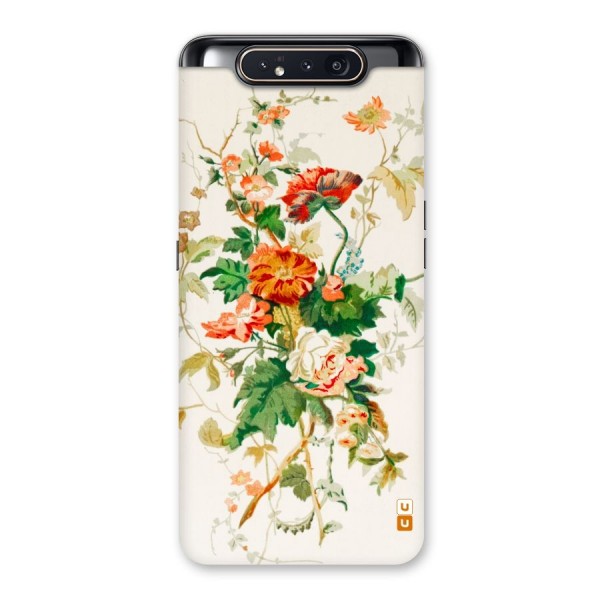 Summer Floral Back Case for Galaxy A80