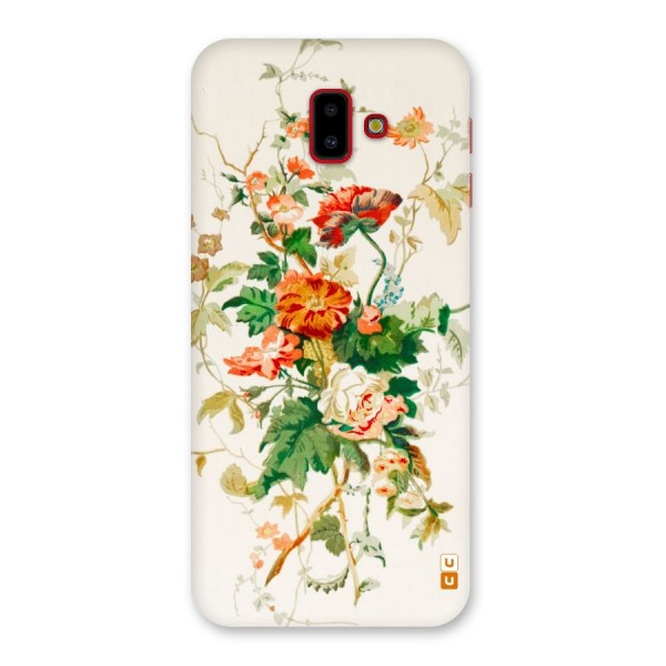 Summer Floral Back Case for Galaxy J6 Plus