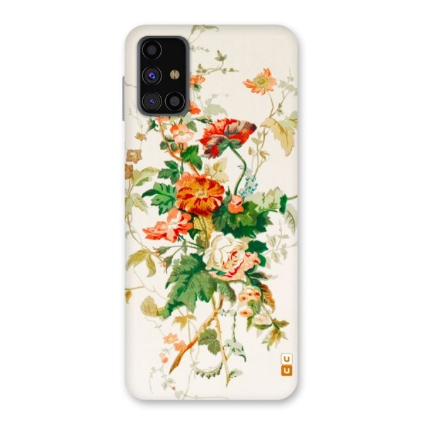 Summer Floral Back Case for Galaxy M31s