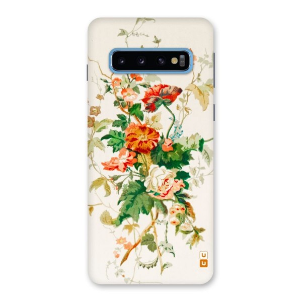 Summer Floral Back Case for Galaxy S10