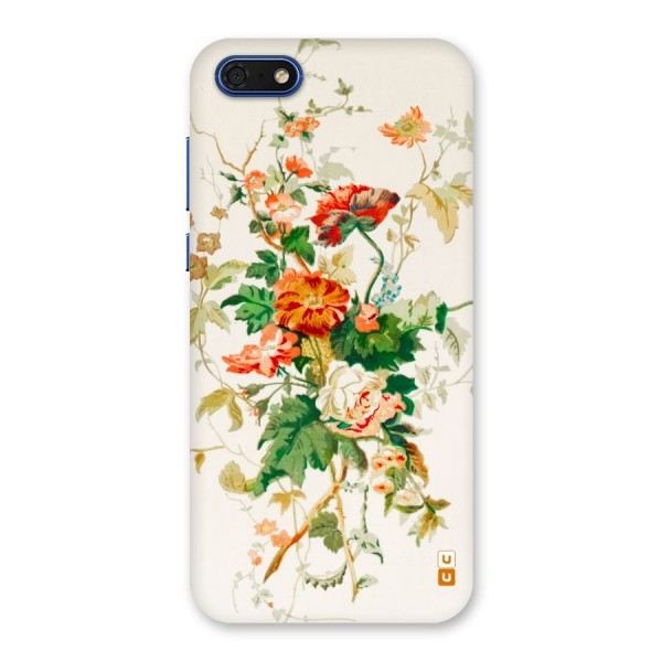 Summer Floral Back Case for Honor 7s