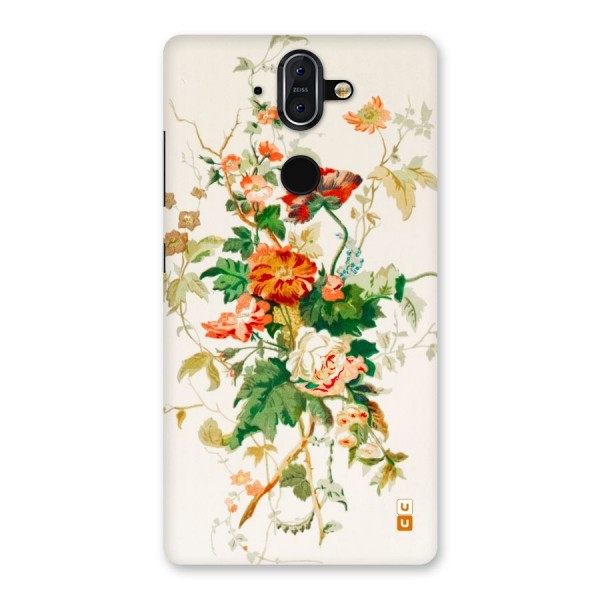 Summer Floral Back Case for Nokia 8 Sirocco