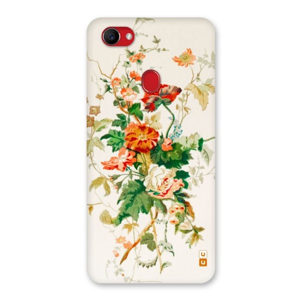 Summer Floral Back Case for Oppo F7