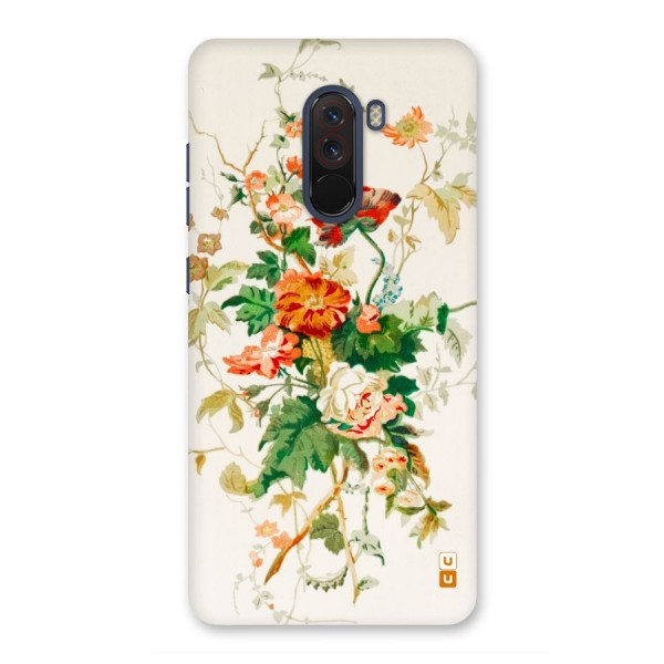 Summer Floral Back Case for Poco F1