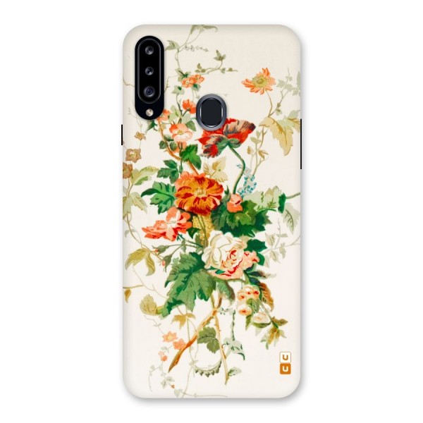 Summer Floral Back Case for Samsung Galaxy A20s