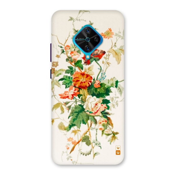 Summer Floral Back Case for Vivo S1 Pro