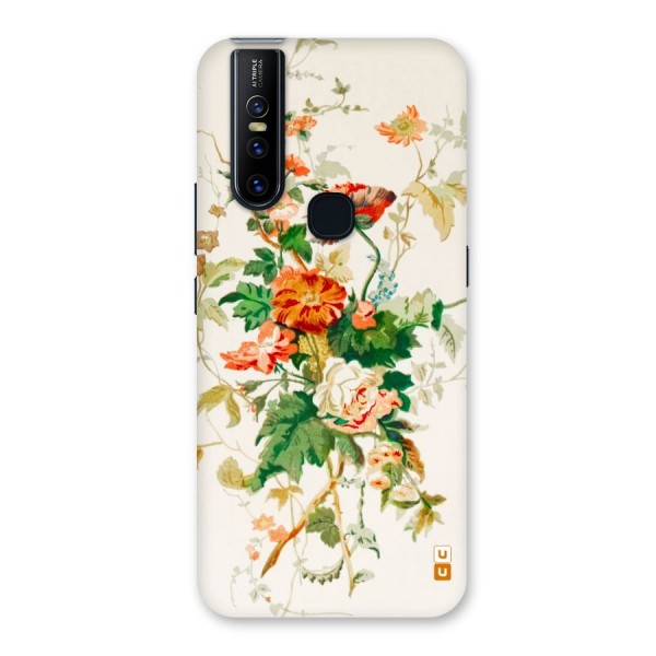 Summer Floral Back Case for Vivo V15