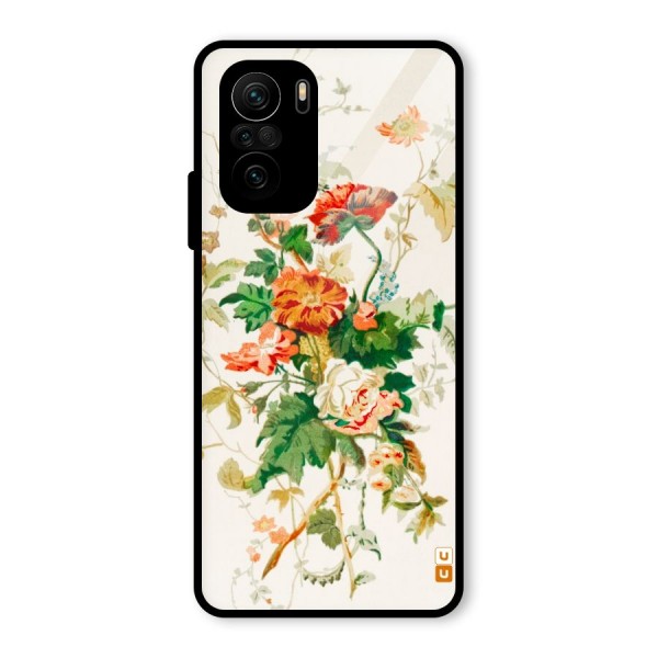 Summer Floral Glass Back Case for Mi 11x