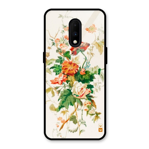 Summer Floral Glass Back Case for OnePlus 7