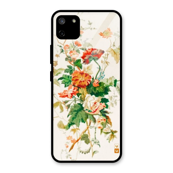 Summer Floral Glass Back Case for Realme C11