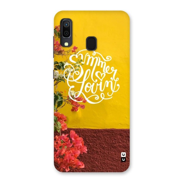 Summer Lovin Back Case for Galaxy A20