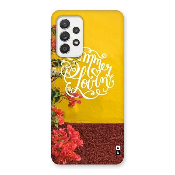 Summer Lovin Back Case for Galaxy A52