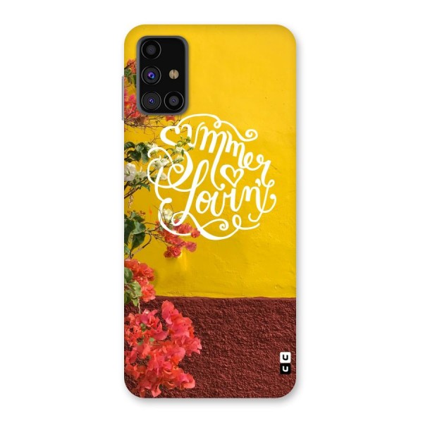 Summer Lovin Back Case for Galaxy M31s