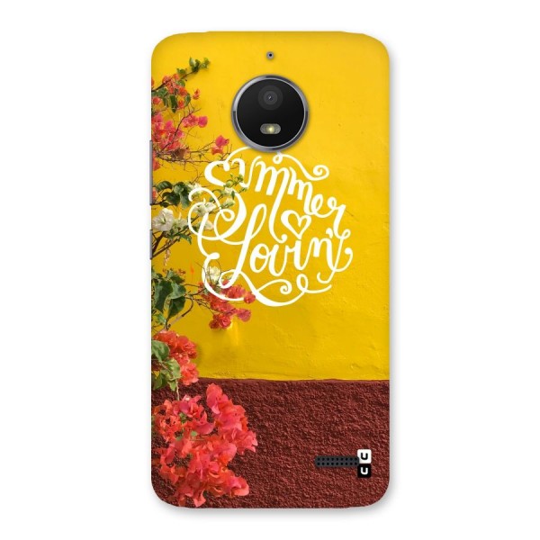 Summer Lovin Back Case for Moto E4