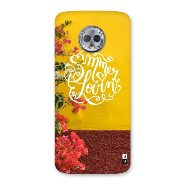 Summer Lovin Back Case for Moto G6