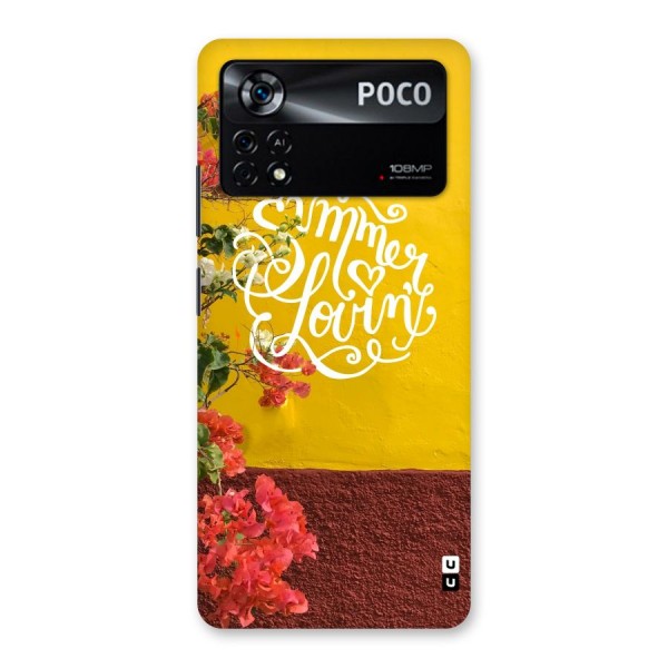 Summer Lovin Back Case for Poco X4 Pro 5G