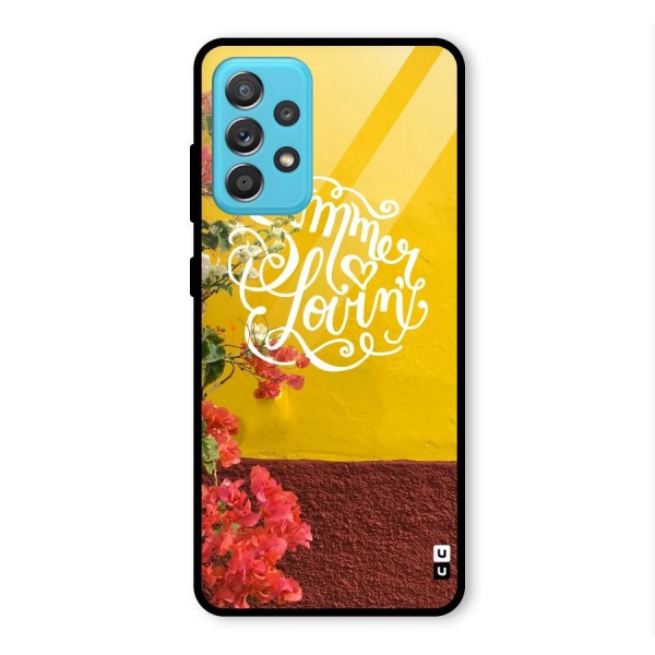 Summer Lovin Glass Back Case for Galaxy A52s 5G