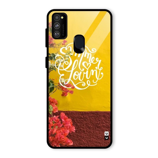 Summer Lovin Glass Back Case for Galaxy M21