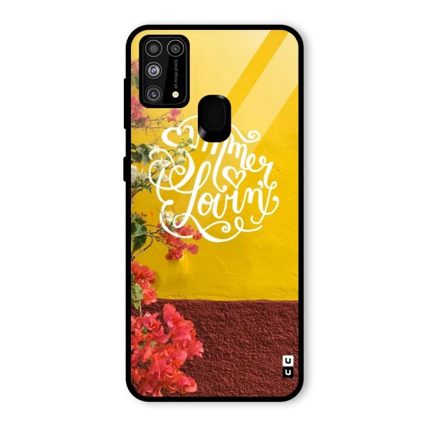 Summer Lovin Glass Back Case for Galaxy M31