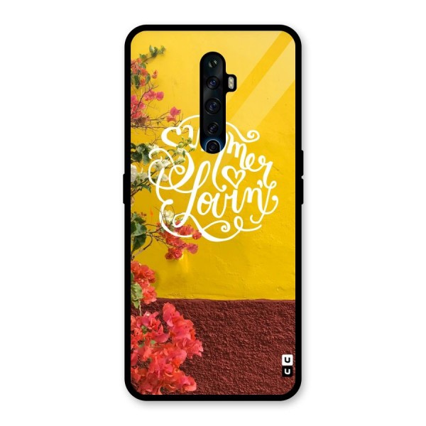 Summer Lovin Glass Back Case for Oppo Reno2 Z