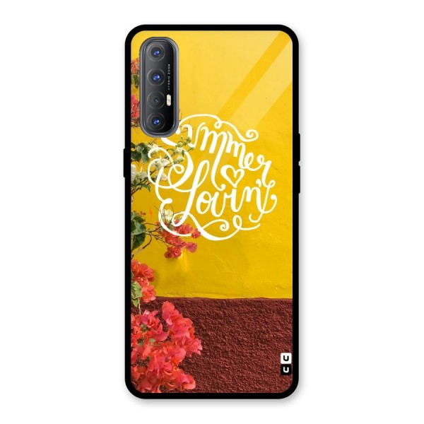 Summer Lovin Glass Back Case for Oppo Reno3 Pro