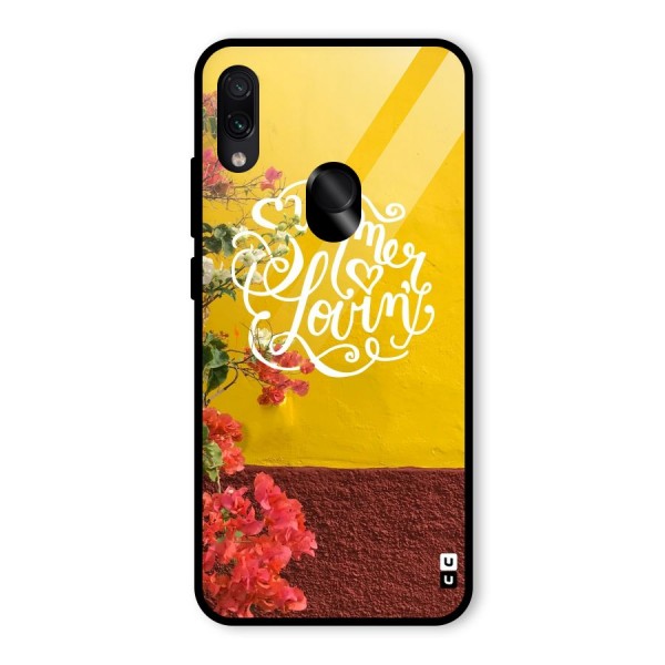 Summer Lovin Glass Back Case for Redmi Note 7