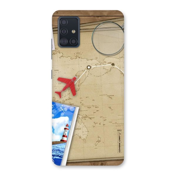 Summer Travel Back Case for Galaxy A51