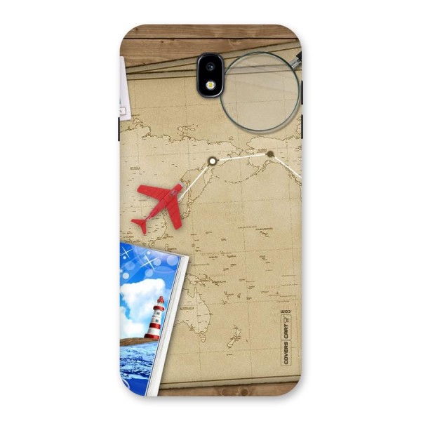 Summer Travel Back Case for Galaxy J7 Pro