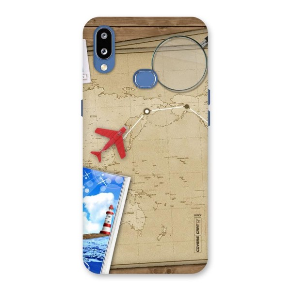 Summer Travel Back Case for Galaxy M01s