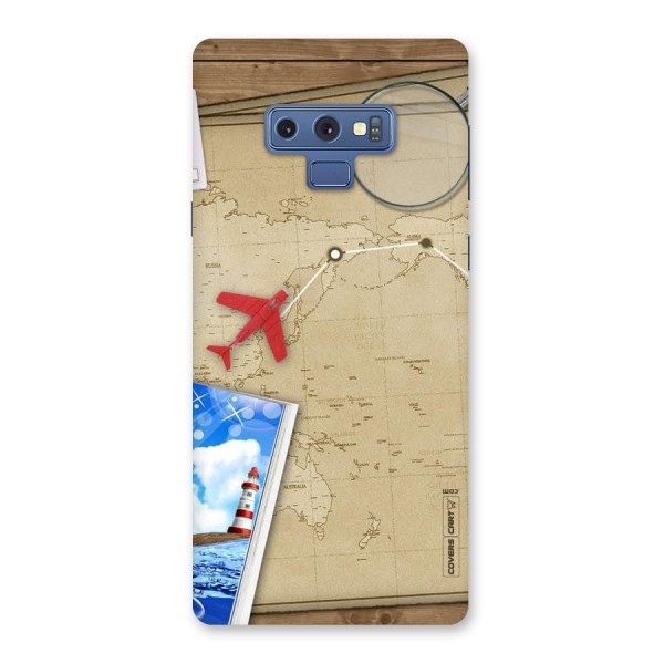 Summer Travel Back Case for Galaxy Note 9