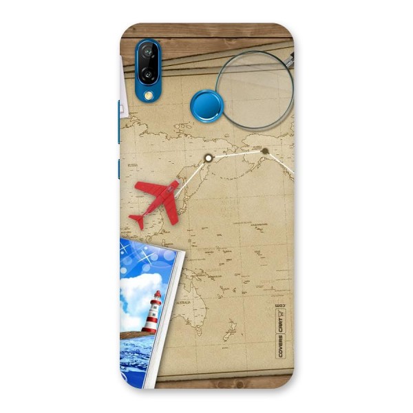 Summer Travel Back Case for Huawei P20 Lite