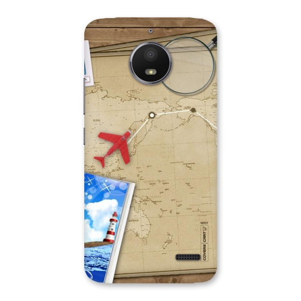 Summer Travel Back Case for Moto E4