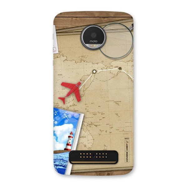 Summer Travel Back Case for Moto Z Play