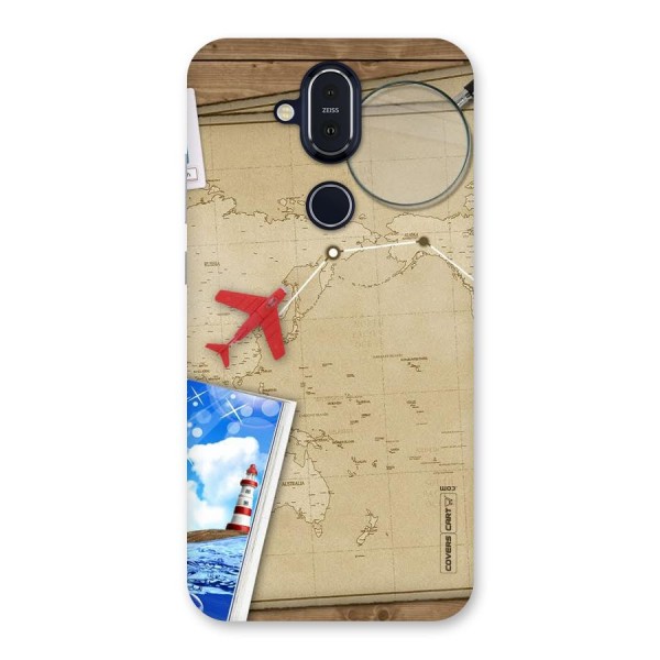 Summer Travel Back Case for Nokia 8.1