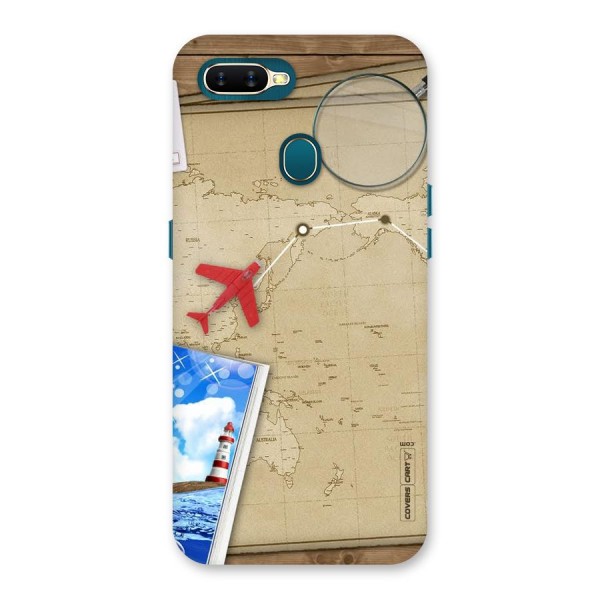 Summer Travel Back Case for Oppo A7