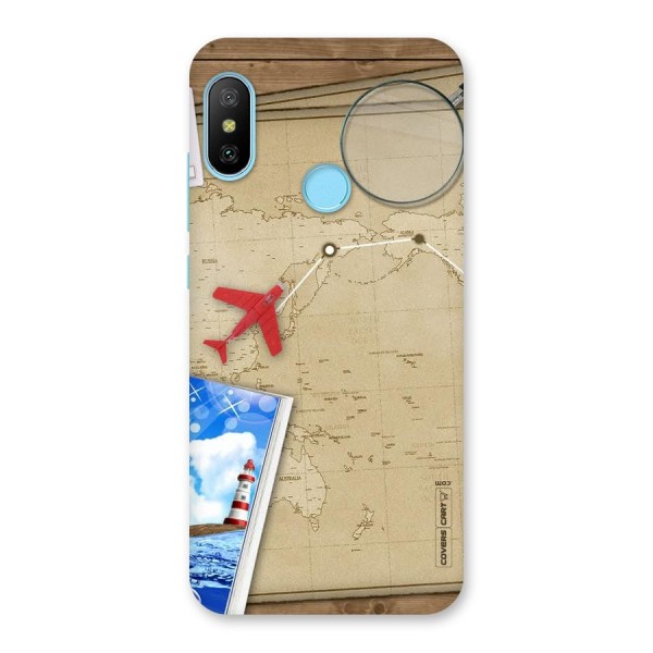 Summer Travel Back Case for Redmi 6 Pro