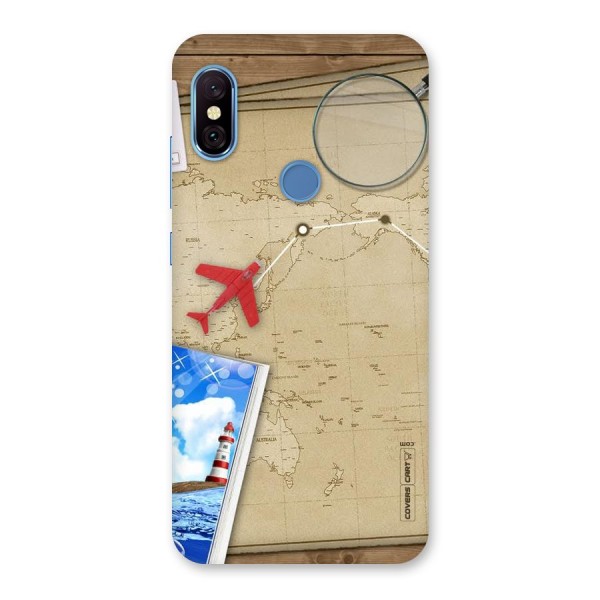 Summer Travel Back Case for Redmi Note 6 Pro