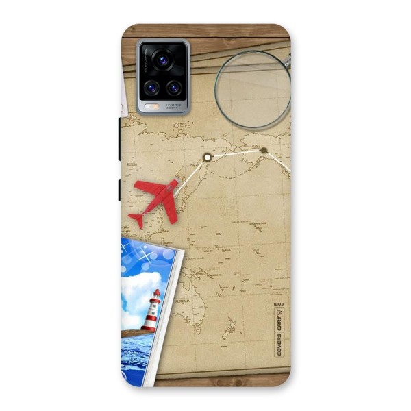 Summer Travel Back Case for Vivo V20 Pro