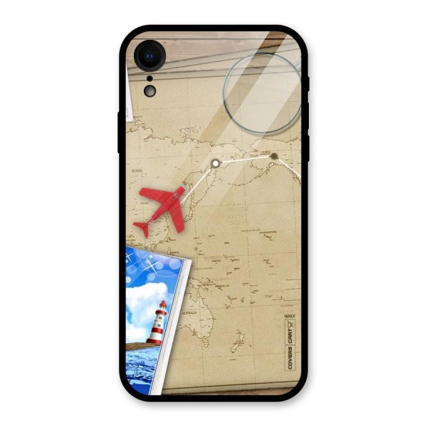 Summer Travel Glass Back Case for XR