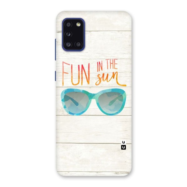 Sun Fun Back Case for Galaxy A31