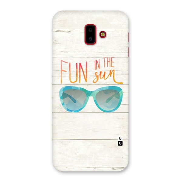 Sun Fun Back Case for Galaxy J6 Plus