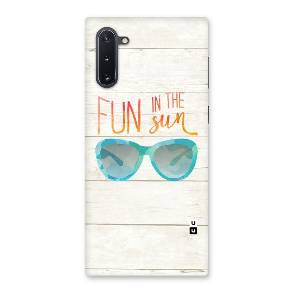 Sun Fun Back Case for Galaxy Note 10