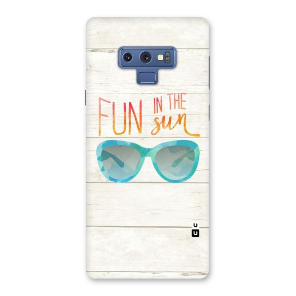 Sun Fun Back Case for Galaxy Note 9