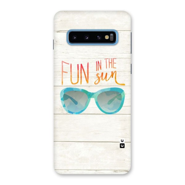 Sun Fun Back Case for Galaxy S10