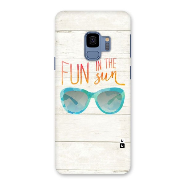 Sun Fun Back Case for Galaxy S9