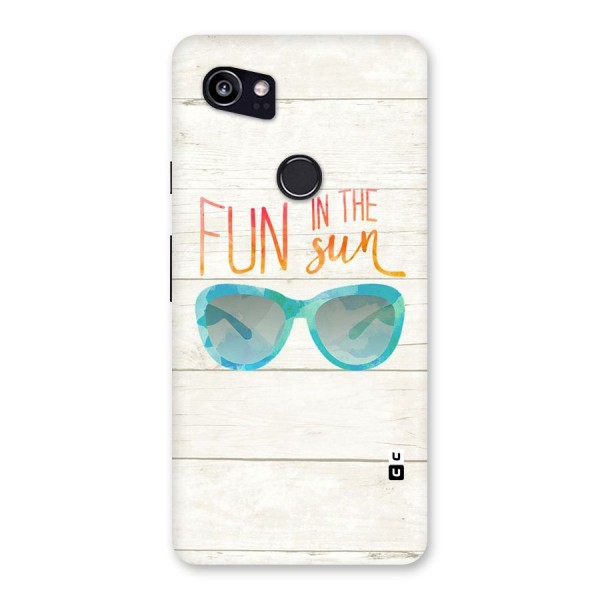 Sun Fun Back Case for Google Pixel 2 XL